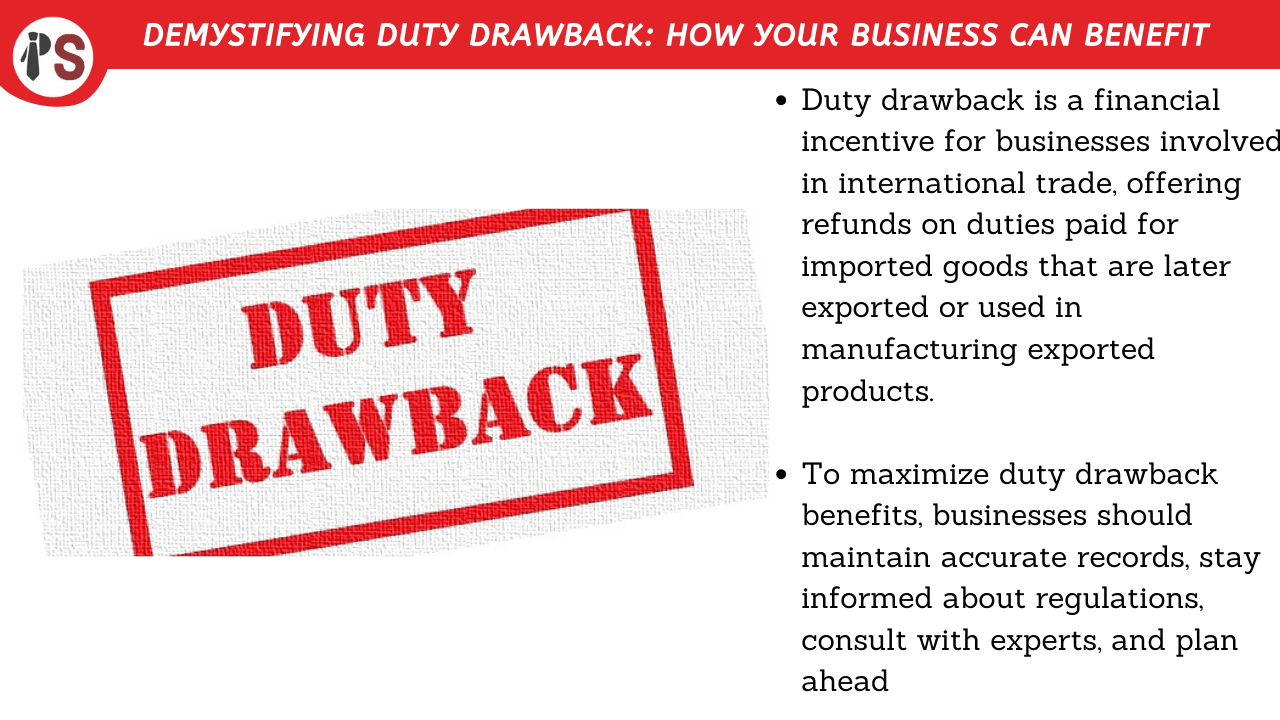 Demystifying Duty Drawback: How Your Business Can Benefit