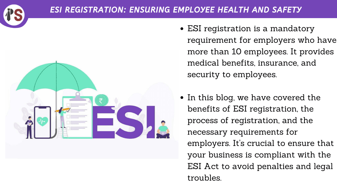 ESI Registration: Ensuring Employee Health and Safety