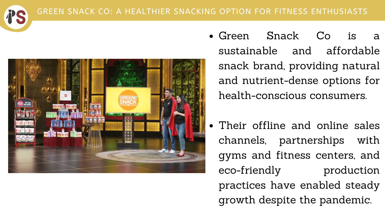 Green Snack Co: A Healthier Snacking Option for Fitness Enthusiasts
