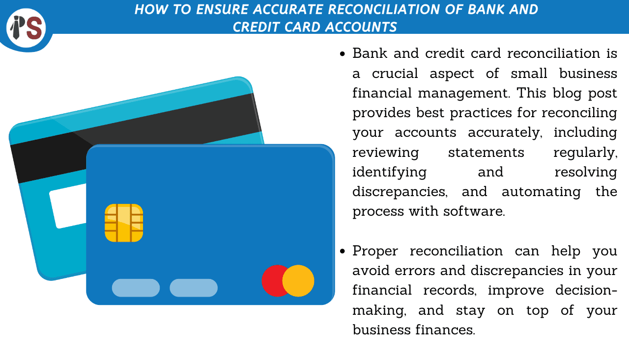 How to Ensure Accurate Reconciliation of Bank and Credit Card Accounts
