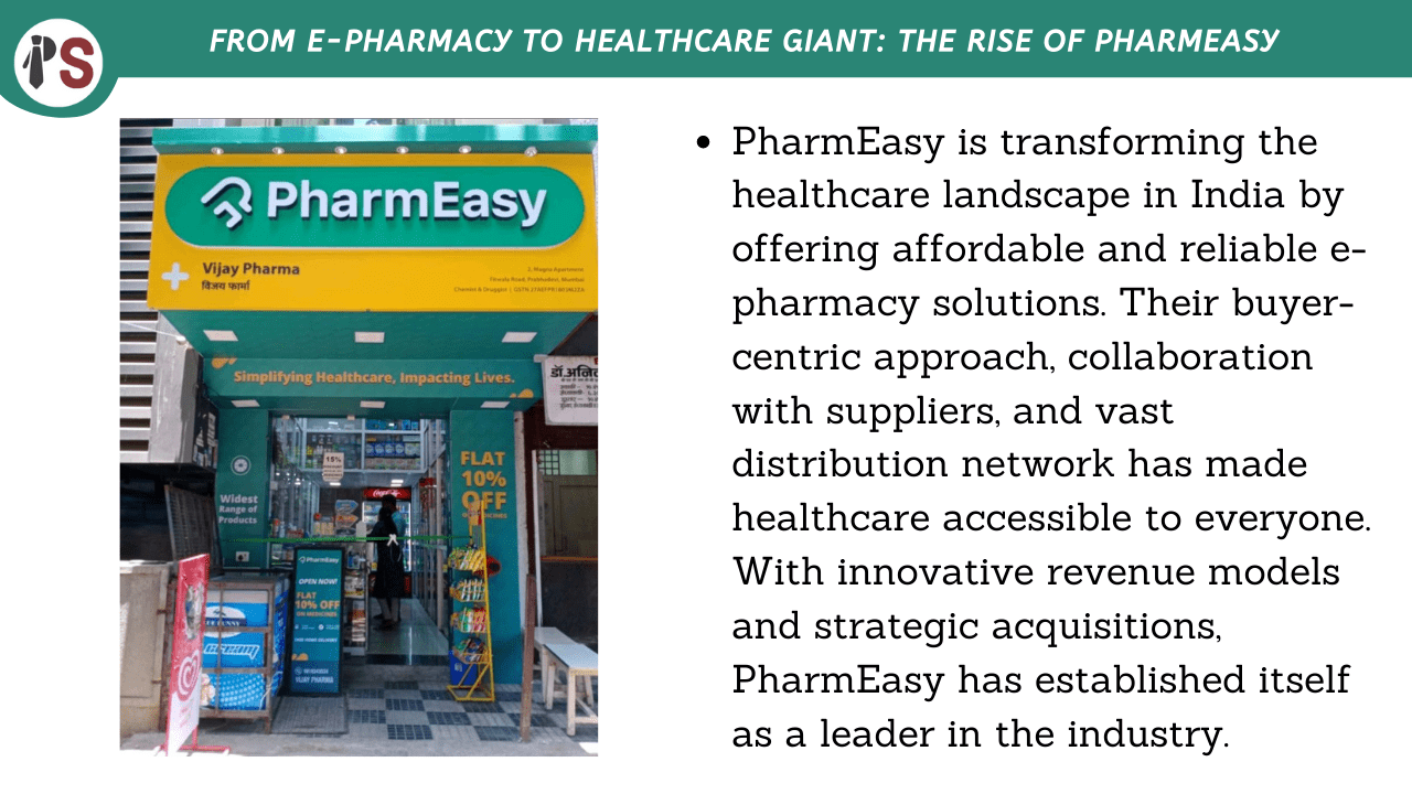 From E-Pharmacy to Healthcare Giant: The Rise of PharmEasy