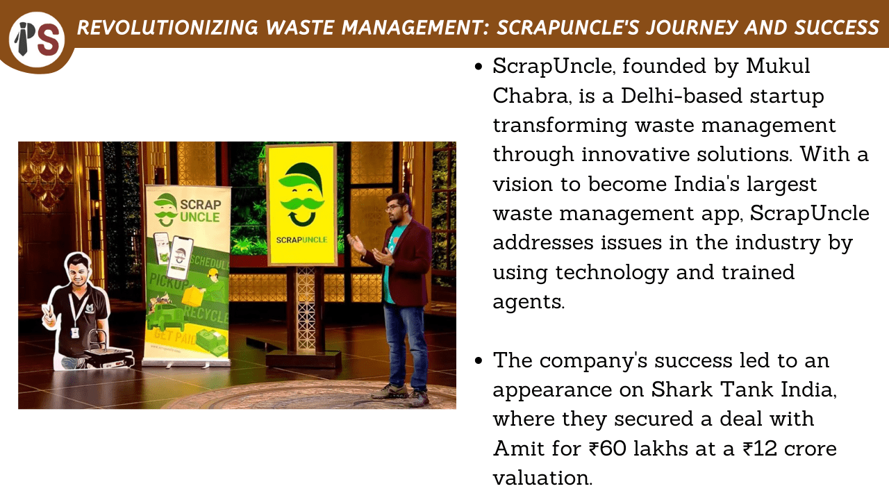 Revolutionizing Waste Management: ScrapUncle's Journey and Success