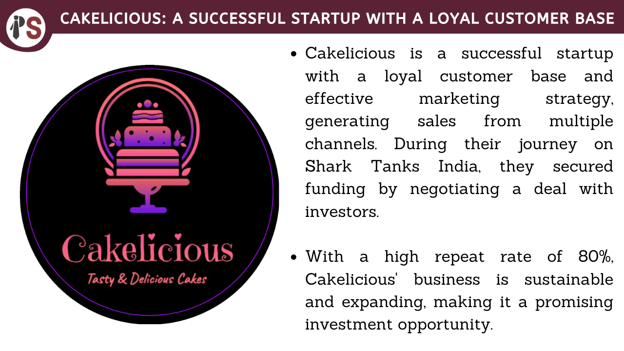 Cakelicious: A Successful Startup with a Loyal Customer Base