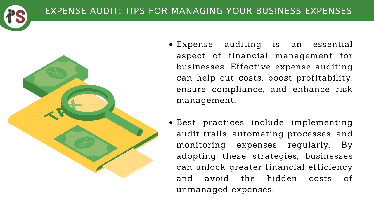 Expense Audit: Tips for Managing Your Business Expenses