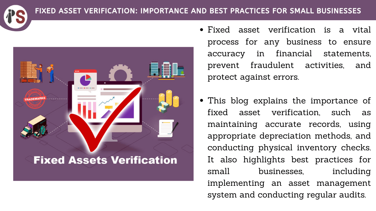 Fixed Asset Verification: Importance and Best Practices for Small Businesses