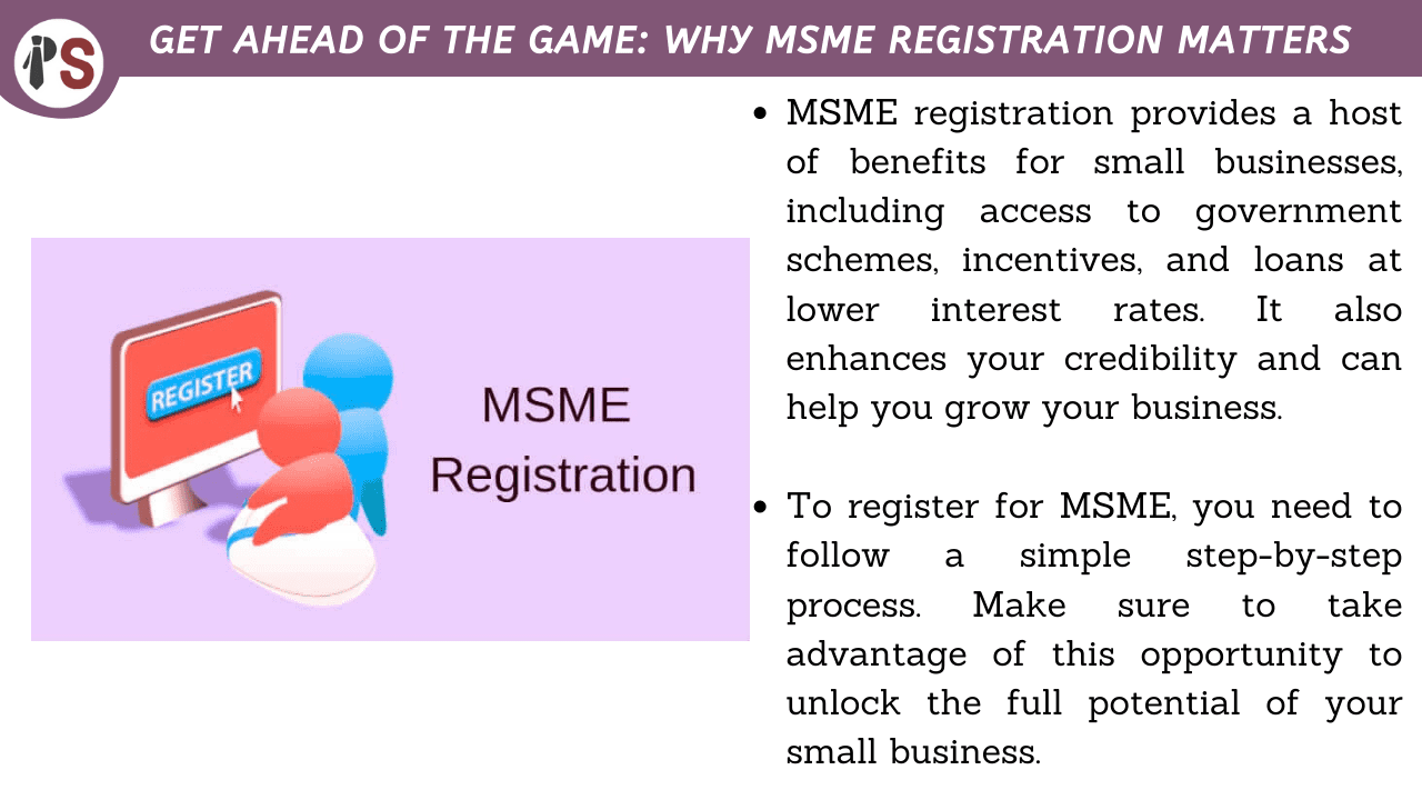 Get Ahead of the Game: Why MSME Registration Matters