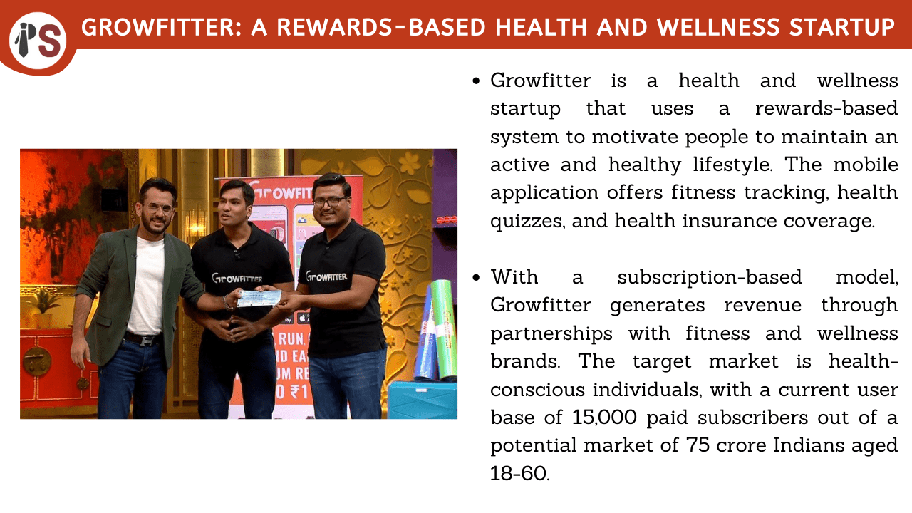 Growfitter: A Rewards-based Health and Wellness Startup
