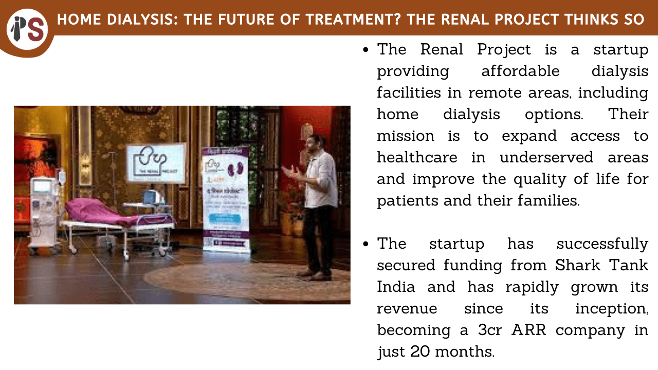 Home Dialysis: The Future of Treatment? The Renal Project Thinks So