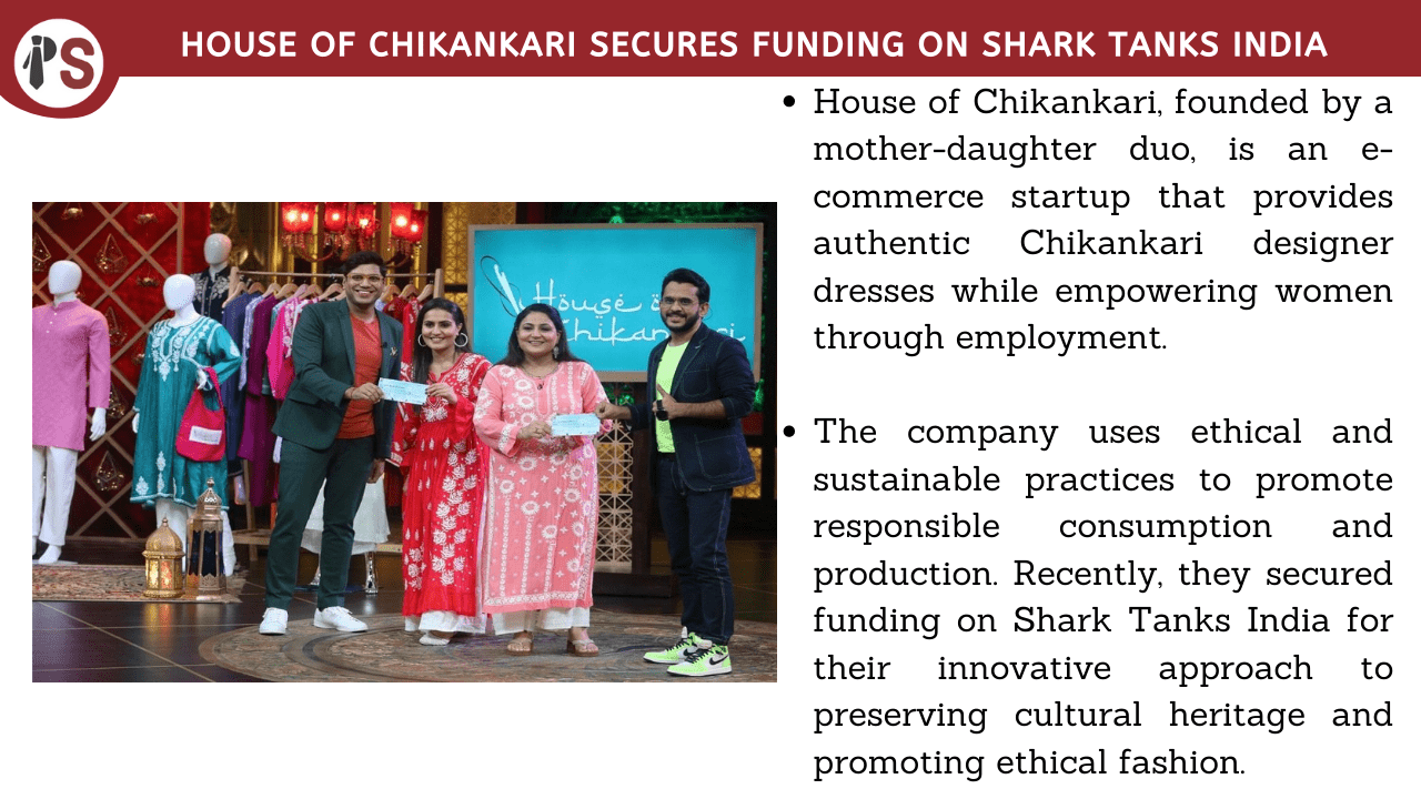 House of Chikankari Secures Funding on Shark Tanks India