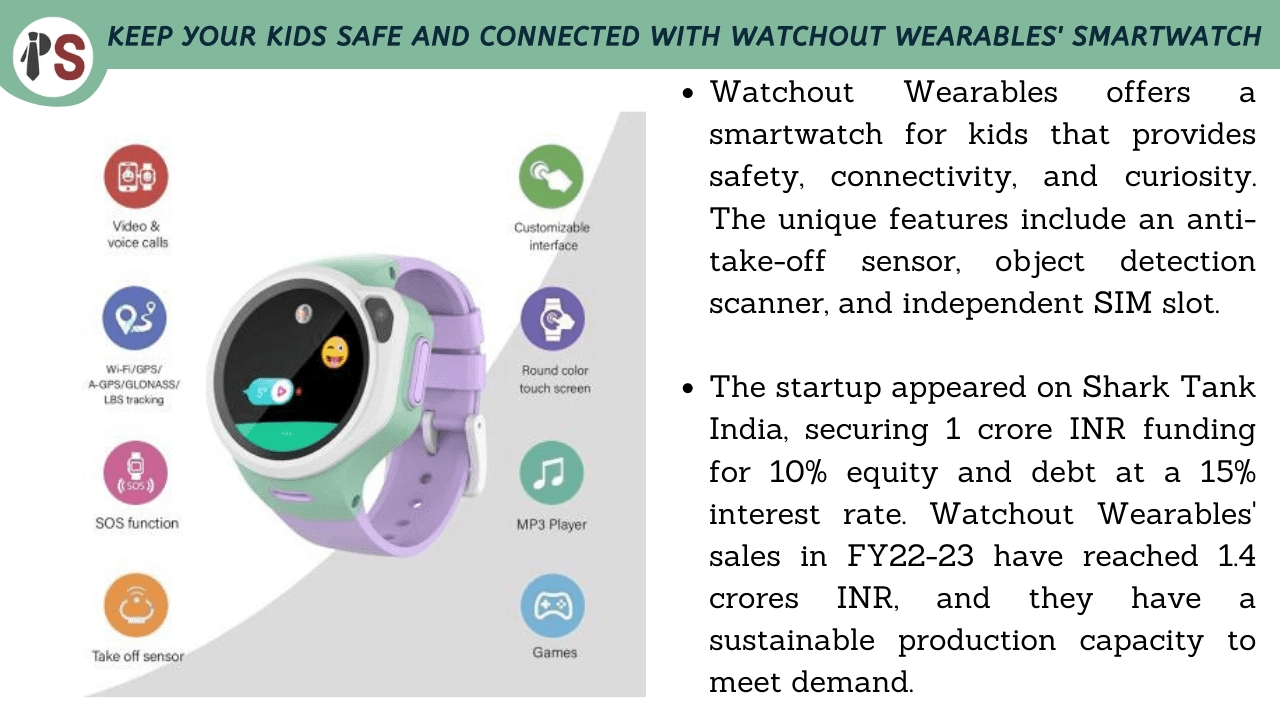 Innovative Smartwatch for Kids: Watchout Wearables Offers a Unique