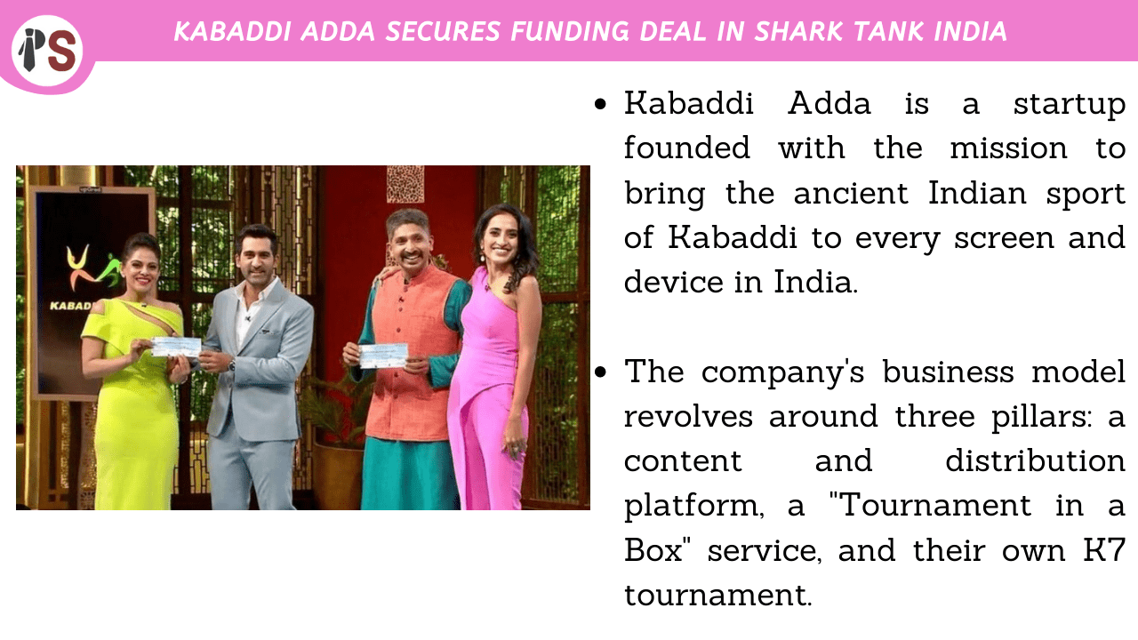 Kabaddi Adda secures funding deal in Shark Tank India