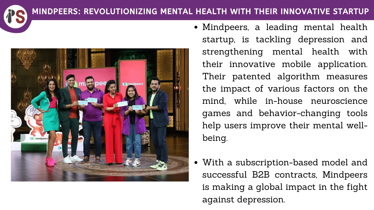 Mindpeers: Revolutionizing Mental Health with Their Innovative Startup