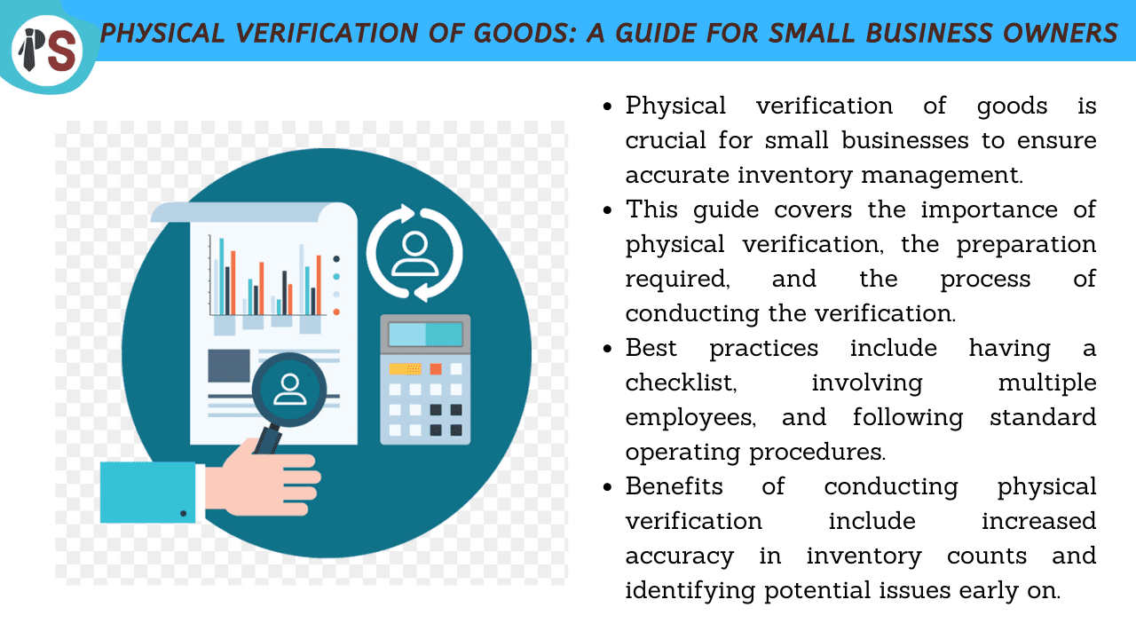 Physical Verification of Goods: A Guide for Small Business Owners