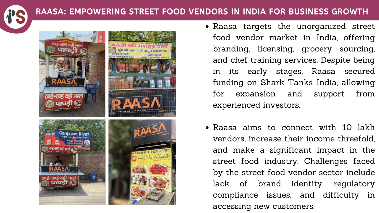 Raasa: Empowering Street Food Vendors in India for Business Growth