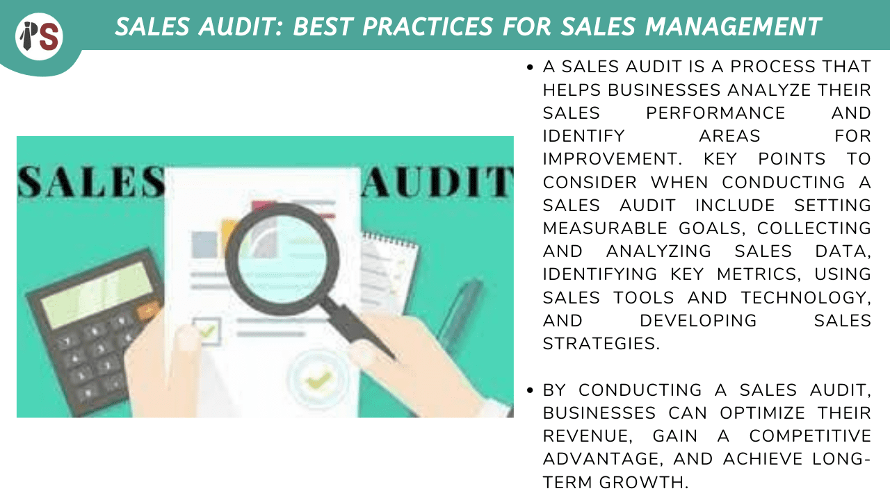 Sales Audit: Best Practices for Sales Management