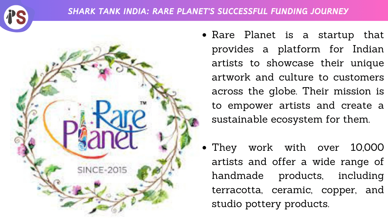 Shark Tank India: Rare Planet's Successful Funding Journey