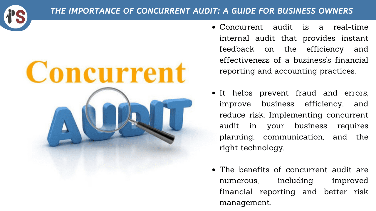 The Importance of Concurrent Audit: A Guide for Business Owners