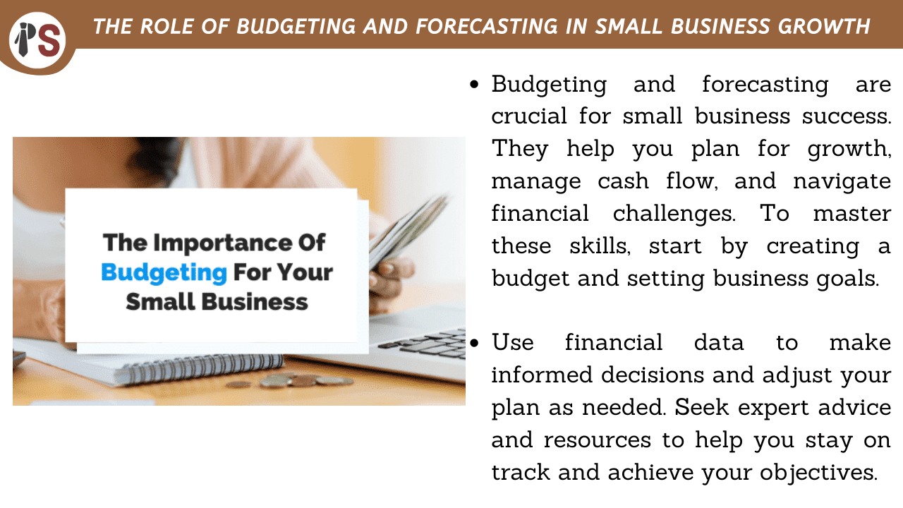 The Role of Budgeting and Forecasting in Small Business Growth