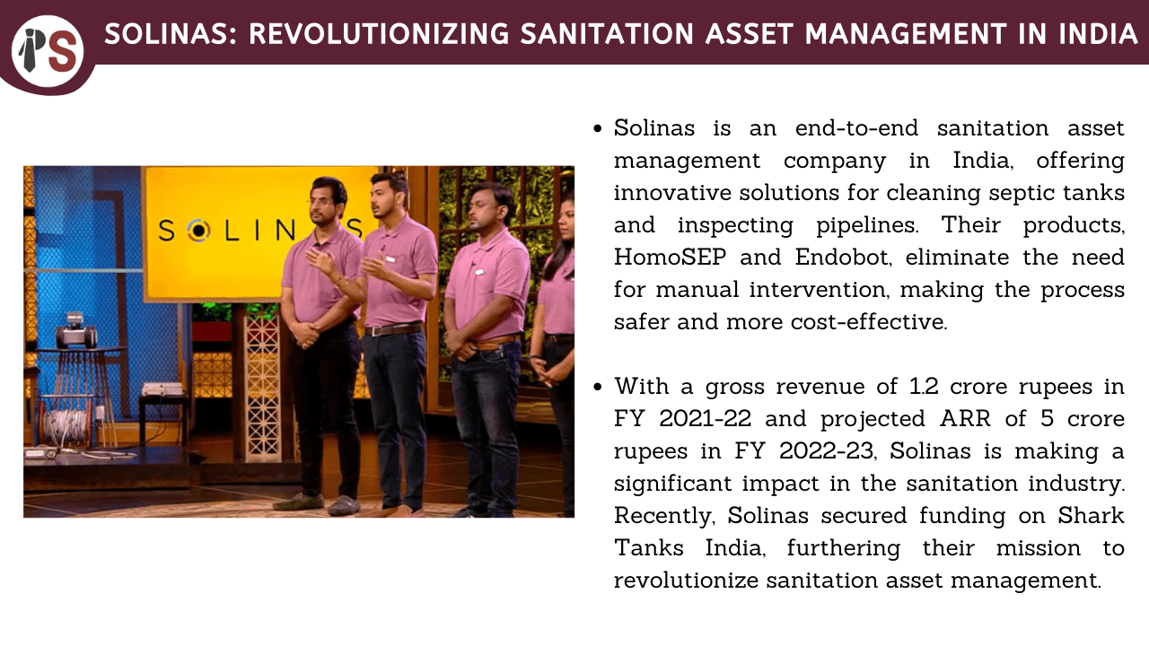 Solinas: Revolutionizing Sanitation Asset Management in India